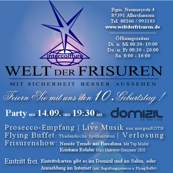 10 Jahre WELT der FRISUREN