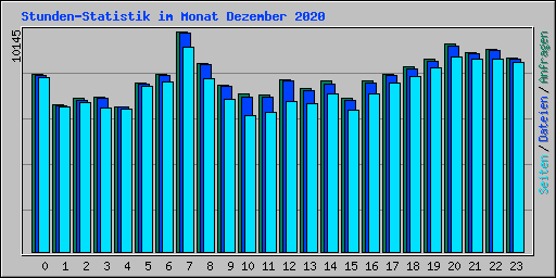 Stunden-Statistik im Monat Dezember 2020